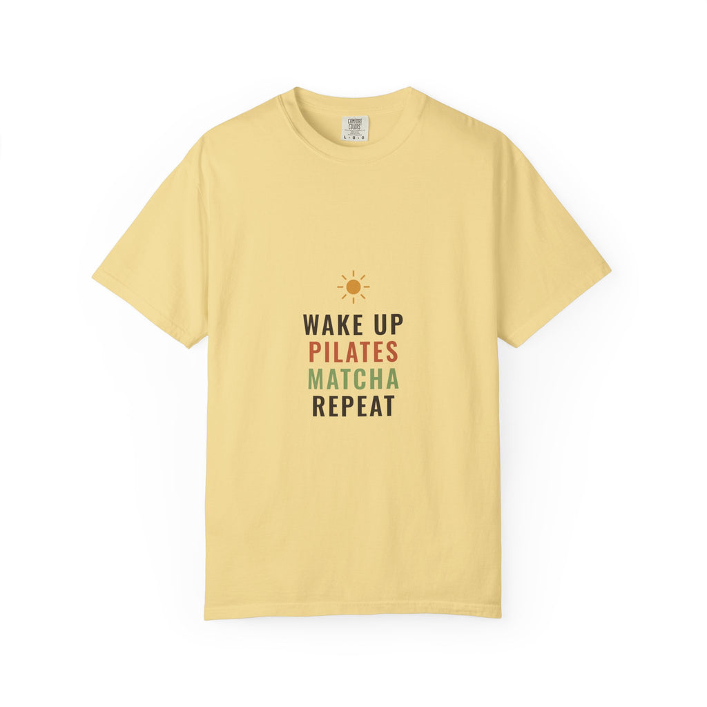 Wake Up Pilates Matcha Repeat Tee