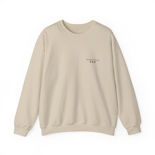 Golden Retriever Dad Crewneck — Left Chest