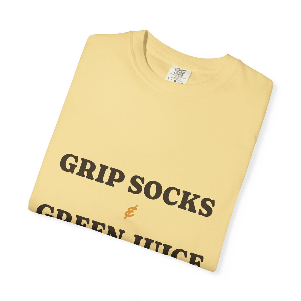 Grip Socks & Green Juice Tee