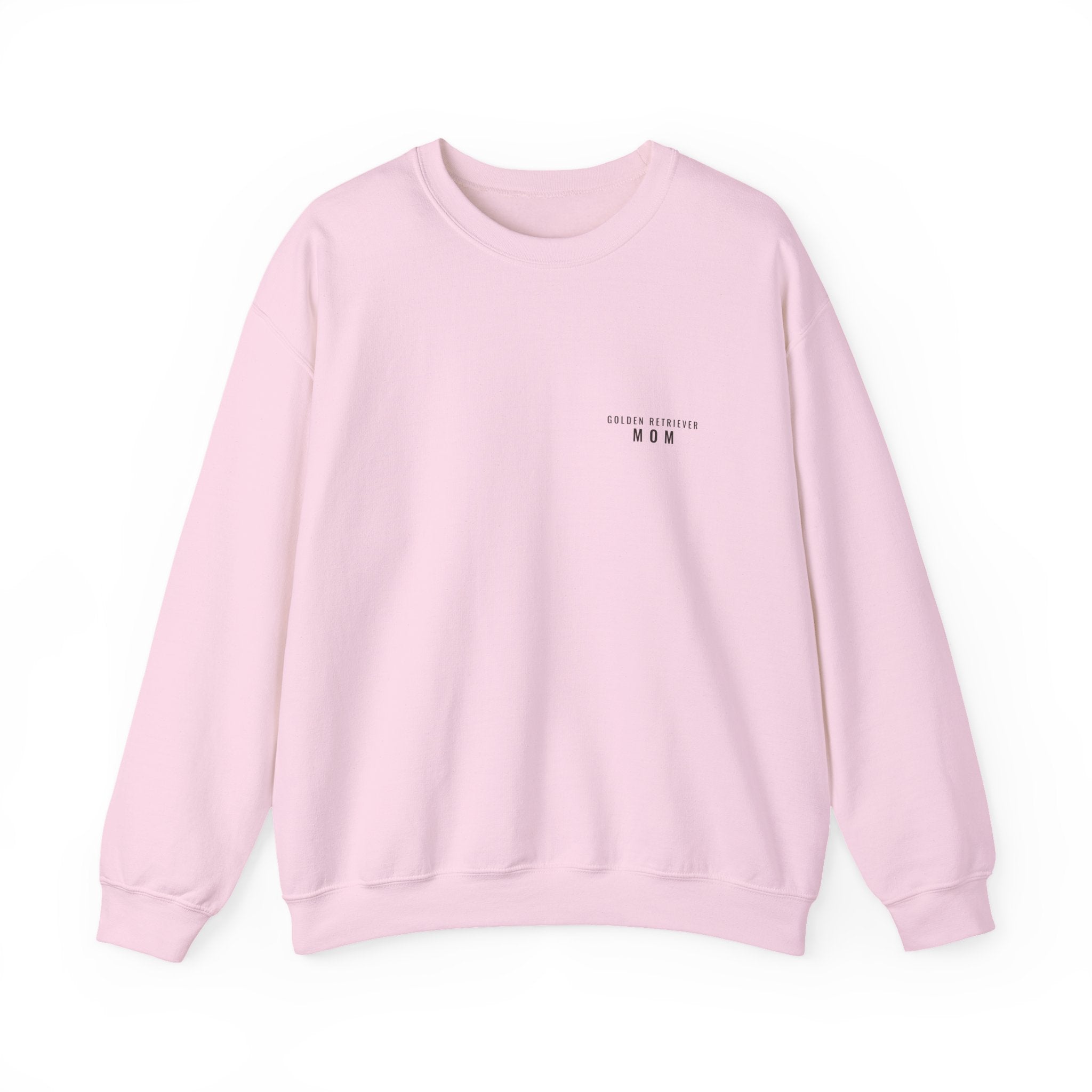 Golden Retriever Mom Crewneck — Left Chest
