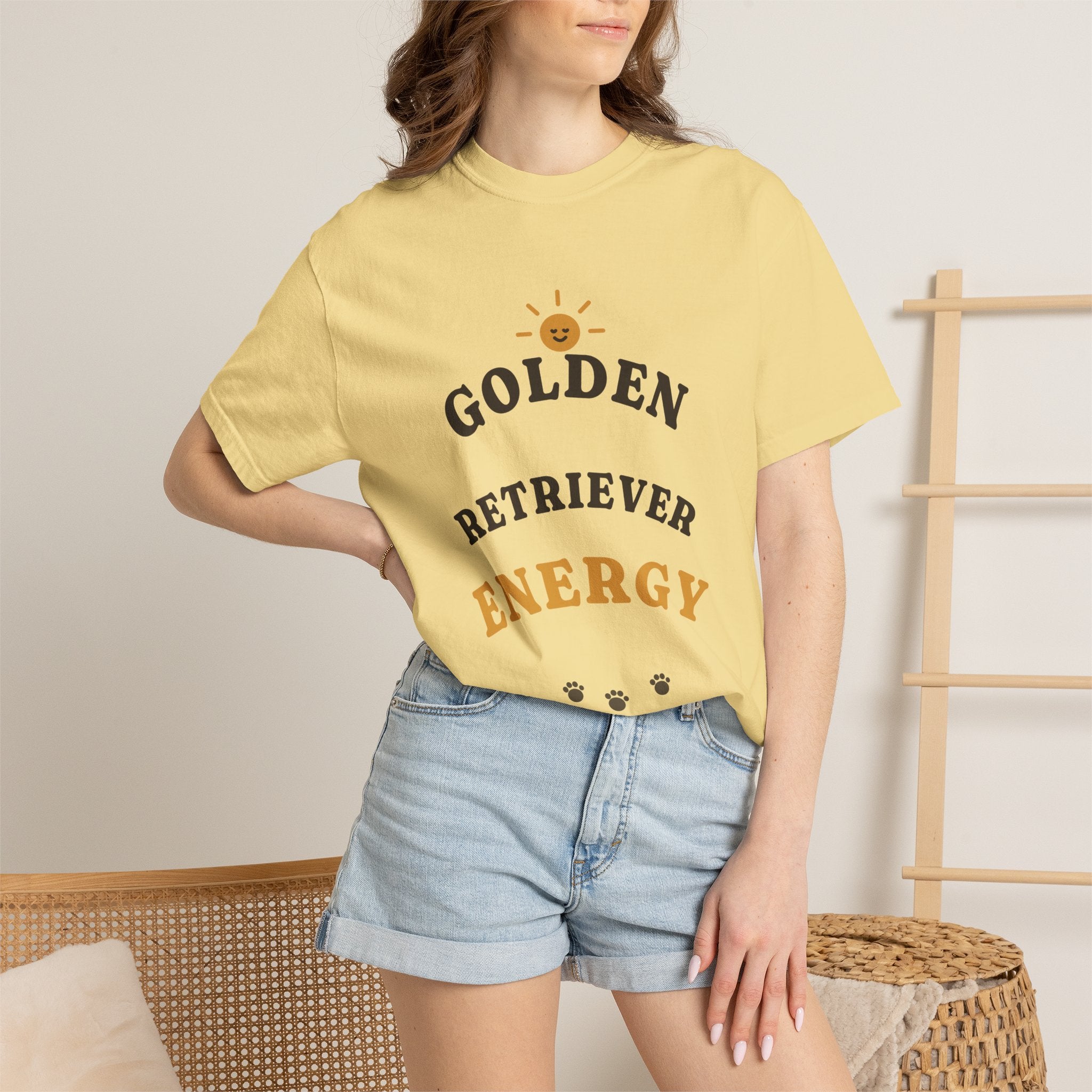 Golden Retriever Energy Tee