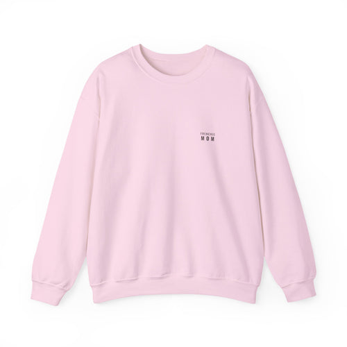 Frenchie Mom Crewneck — Left Chest