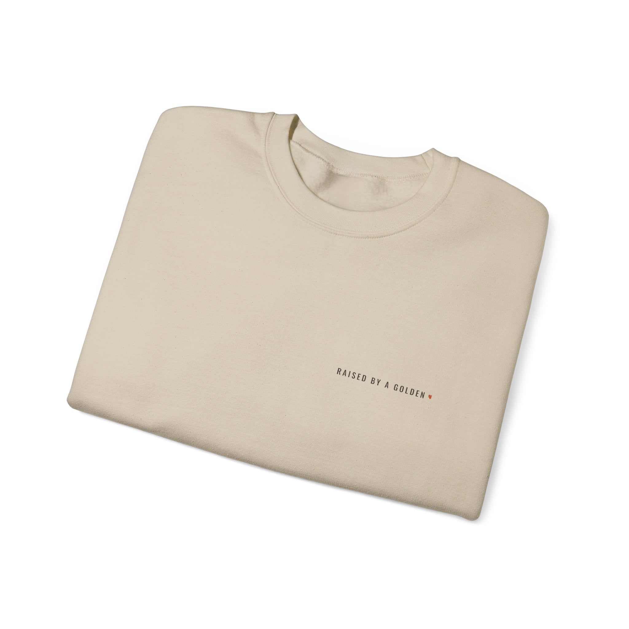 Raised by a Golden Crewneck — Left Chest