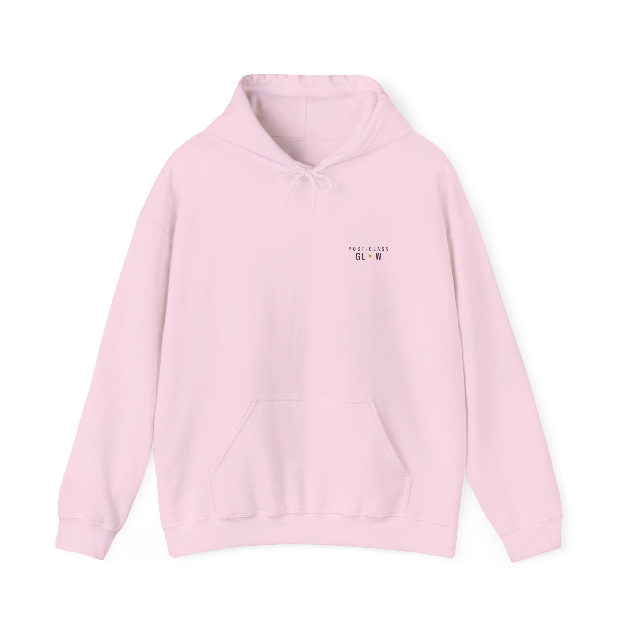 Post-Class Glow Hoodie — Left Chest