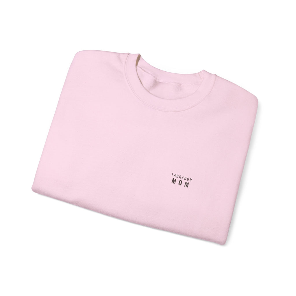 Labrador Mom Crewneck — Left Chest