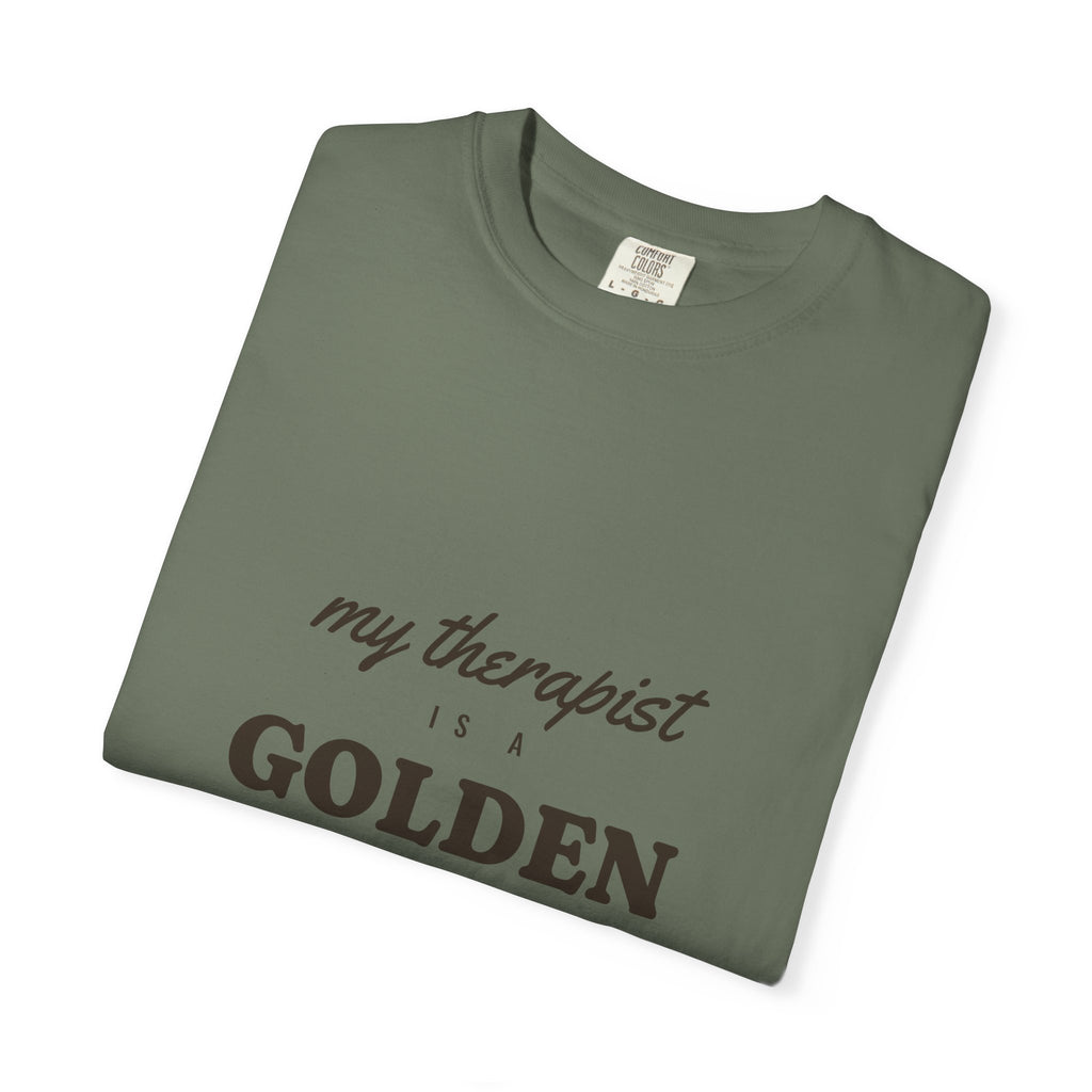 My Therapist Is a Golden Retriever Tee
