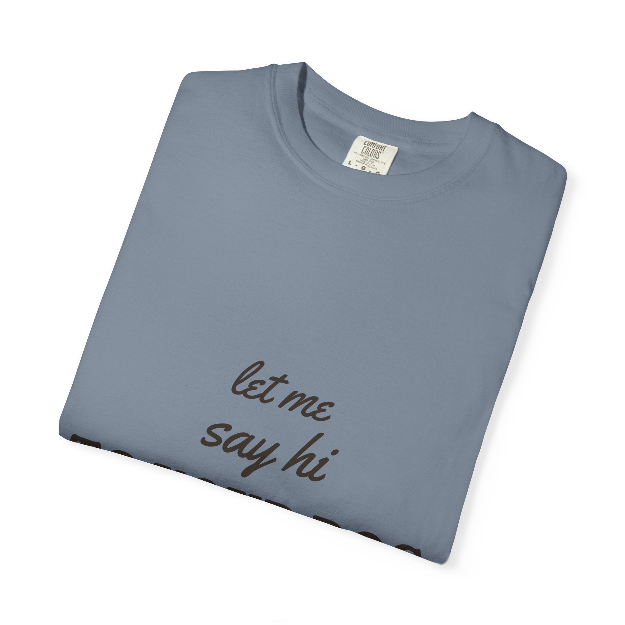 Let Me Say Hi to Your Dog Tee
