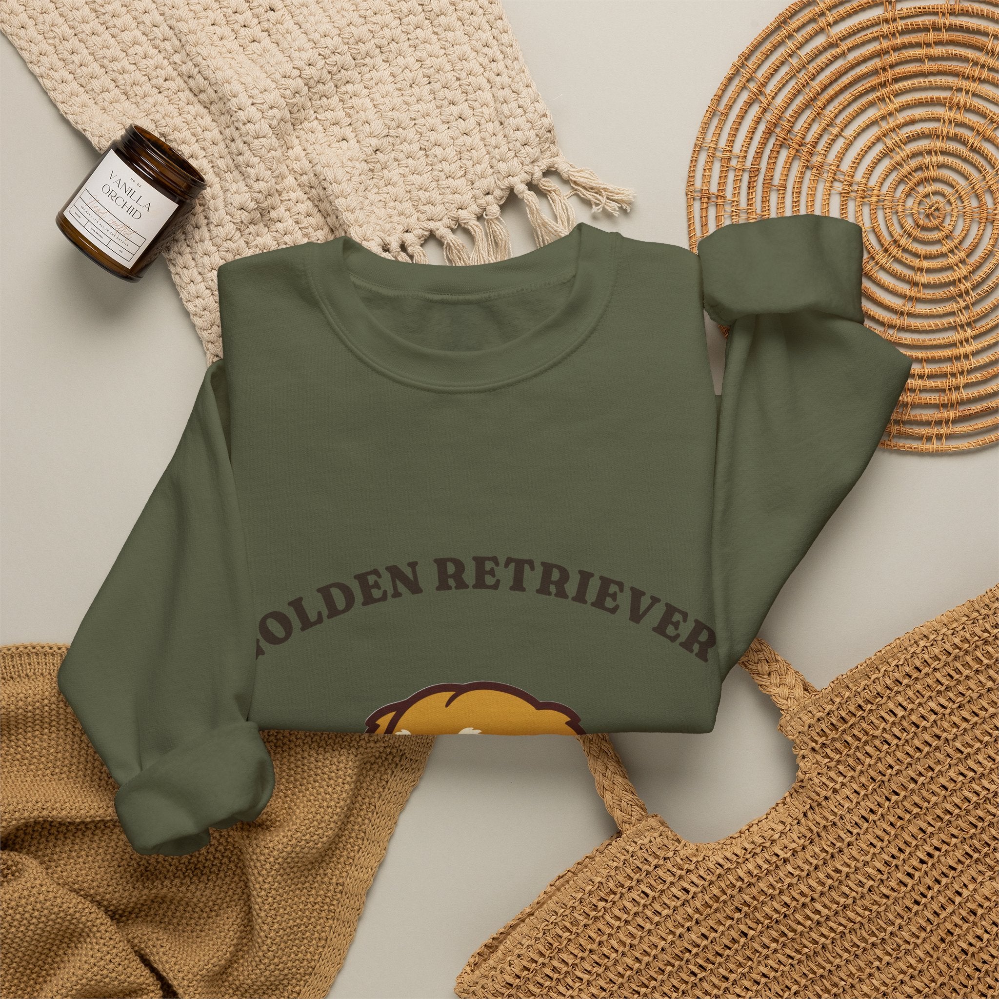 Golden Retriever Dad Crewneck